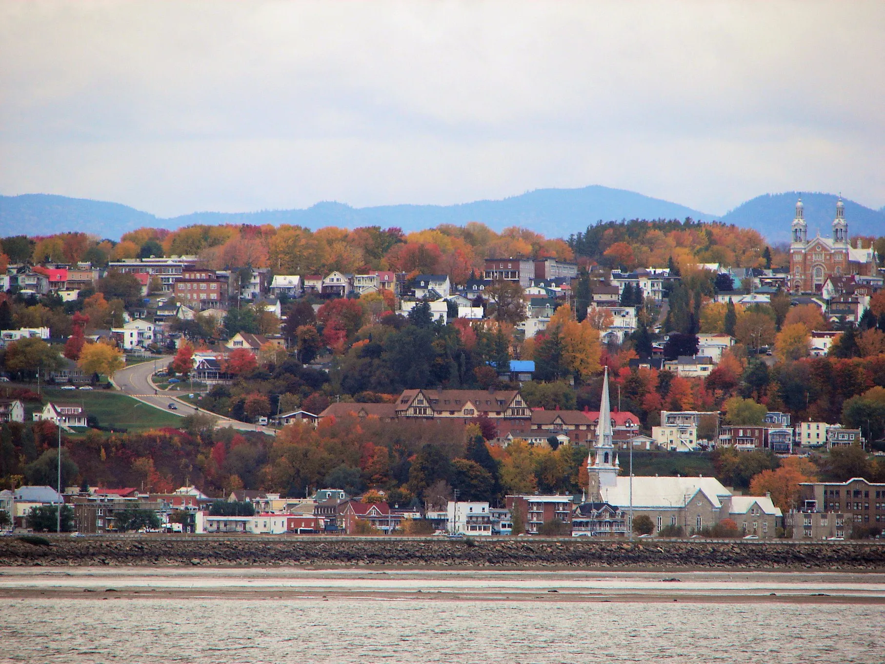 Vue depuis l'Île d'Orléans